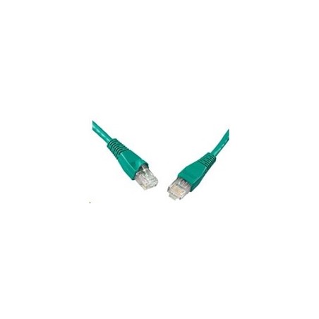 Solarix - patch kabel CAT6 UTP PVC 10m zelený snag-proof