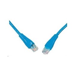 Solarix - patch kabel CAT6 UTP PVC 1m modrý snag-proof