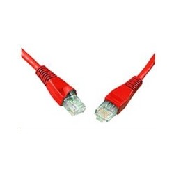 Solarix - patch kabel CAT6 UTP PVC 1m červený