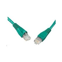 Solarix - patch kabel CAT6 UTP PVC 1m zelený snag-proof