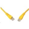 Solarix - patch kabel CAT6 UTP PVC 2m žlutý snag proof