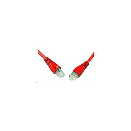 Solarix - patch kabel CAT6 UTP PVC 7m červený