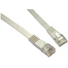 Solarix - patch kabel plochý CAT5E UTP LSOH 3m šedý