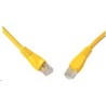 Solarix - patch kabel CAT6 UTP PVC 7m žlutý snag proof