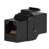 Solarix - spojka panelová CAT5E UTP 8p8c RJ45/RJ45
