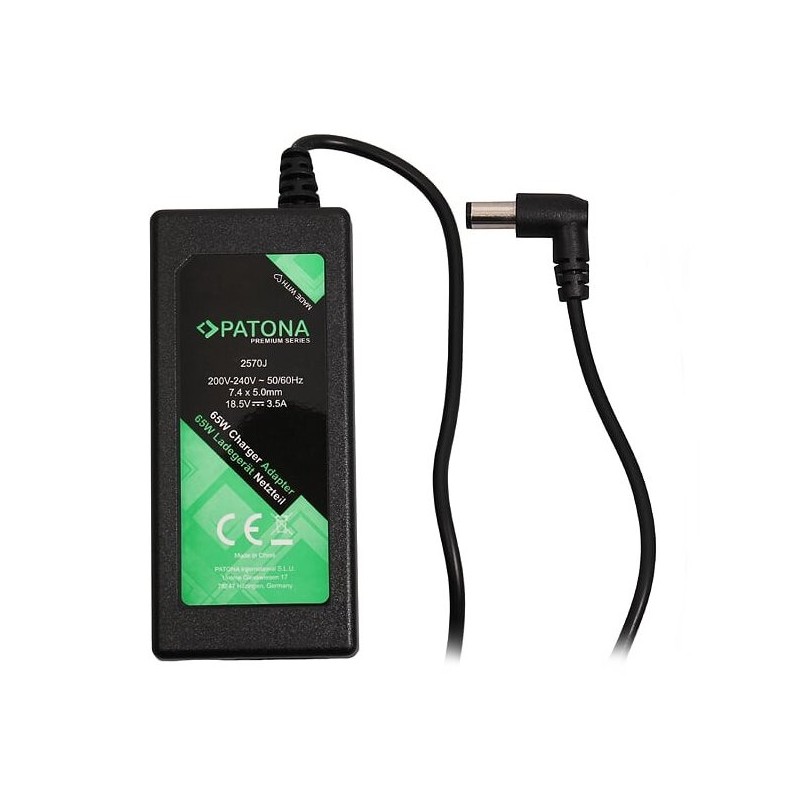 PATONA napájecí adaptér k ntb/ 18,5V/3,5A 65W/ konektor 7,4x5mm+pin/ HP PREMIUM