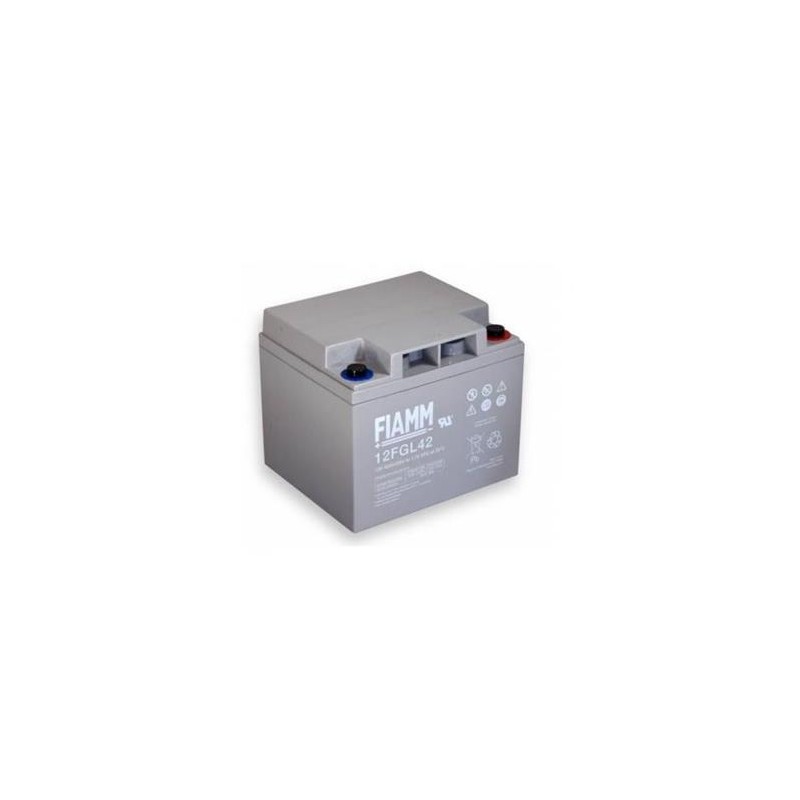 Fiamm olověná baterie 12FGL42 (12V 42Ah závit M6)