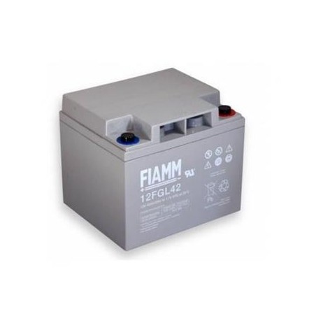 Fiamm olověná baterie 12FGL42 (12V 42Ah závit M6)
