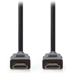 NEDIS Premium High Speed HDMI 2.0 kabel s ethernetem/ 4K@60Hz/ zlacené konektory HDMI-HDMI/ černý/ 1m
