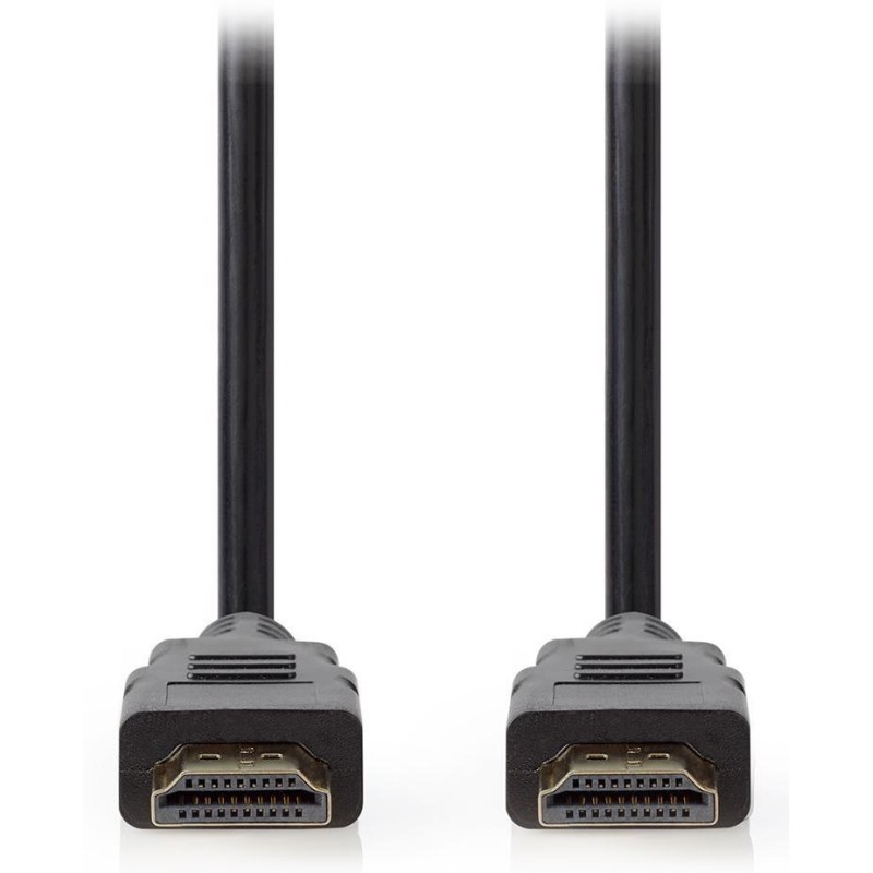 NEDIS Premium High Speed HDMI 2.0 kabel s ethernetem/ 4K@60Hz/ zlacené konektory HDMI-HDMI/ černý/ 1m