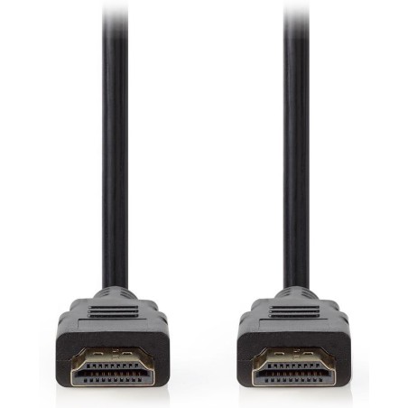 NEDIS Premium High Speed HDMI 2.0 kabel s ethernetem/ 4K@60Hz/ zlacené konektory HDMI-HDMI/ černý/ 1m