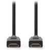 NEDIS Premium High Speed HDMI 2.0 kabel s ethernetem/ 4K@60Hz/ zlacené konektory HDMI-HDMI/ černý/ 1m