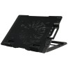 POŠKOZENÝ OBAL - Zalman chladič notebooku ZM-NS2000 / pro notebooky do 17" / naklápěcí / USB Hub / USB / černý