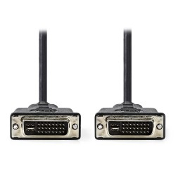 Nedis CCGP32050BK20 - Kabel DVI | DVI-I 24+5-pin Zástrčka - DVI-I 24+5-pin Zástrčka | 2 m | Černá barva