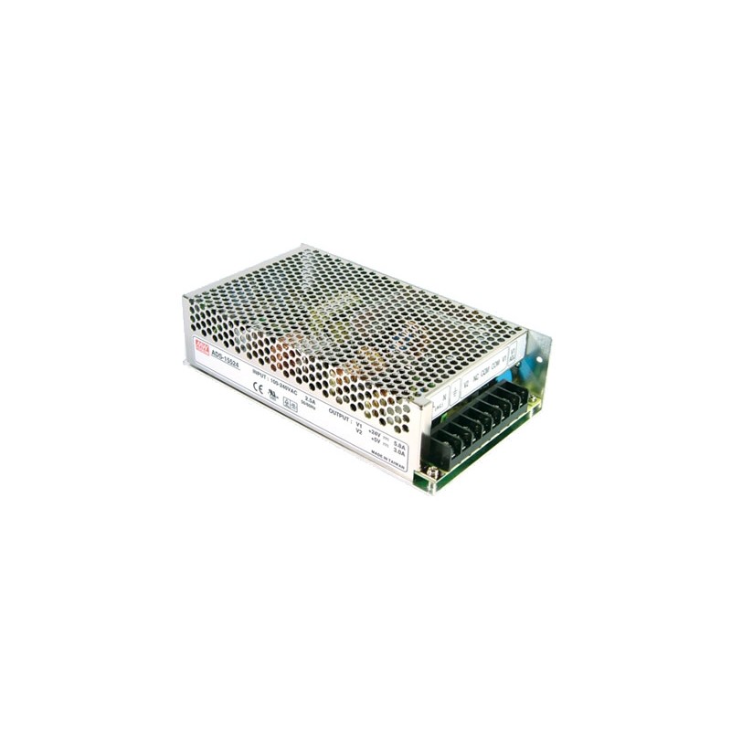 OPRAVENO Zdroj Meanwell AD-155B s funkcí nabíječky 155W 27,6 V, 5,5 A, box, spínaný