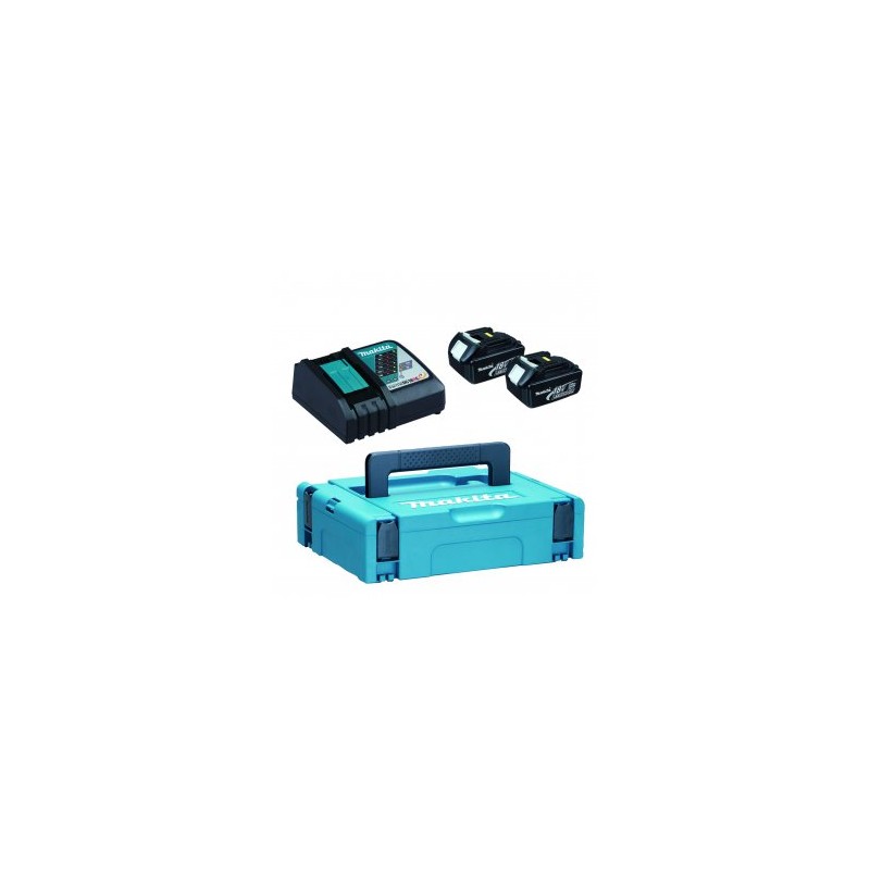 Makita sada Li-ion LXT 18V 2xBL1830B + nabíječka DC18RC + Makpac old196693-0