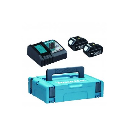Makita sada Li-ion LXT 18V 2xBL1830B + nabíječka DC18RC + Makpac old196693-0