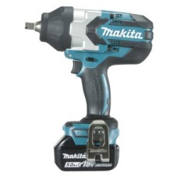 Makita Aku rázový utahovák 1/2" Li-ion LXT 18V/5,0Ah DTW1002RTJ