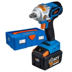 Narex ASR 607-3HTB - 60V BRUSHLESS JUMBO POWER bezuhlíkový rázový utahovák s regulací výkonu pro nejnáročnější použití