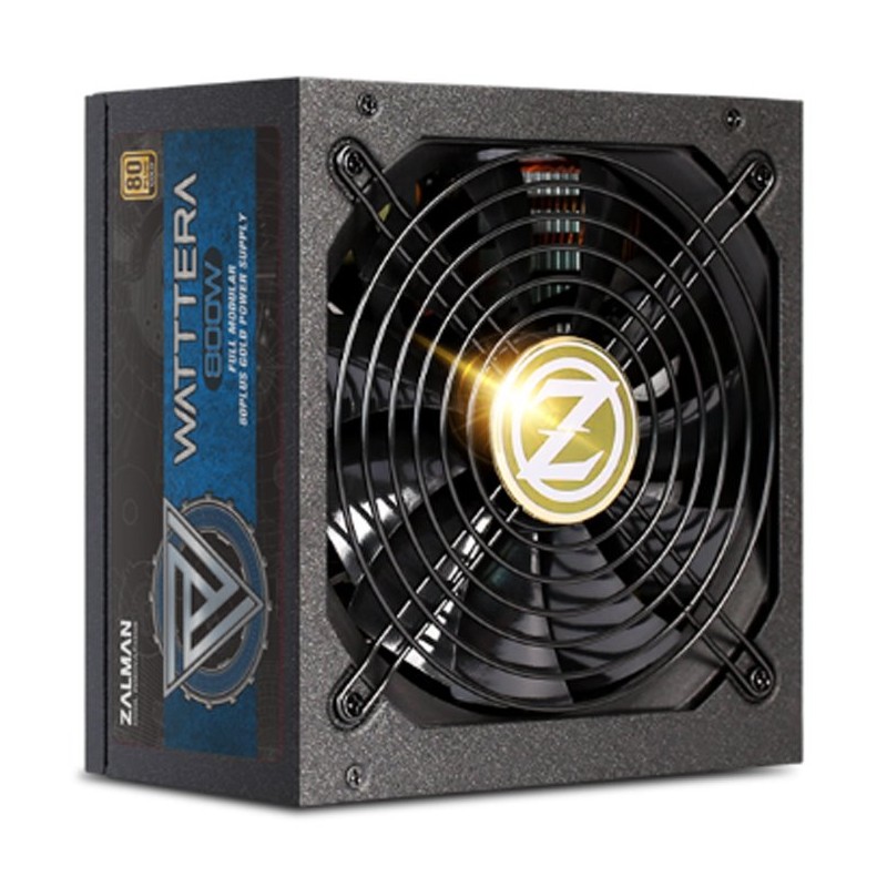 Zalman zdroj ZM800-EBTII Watttera / 800W / ATX / akt. PFC / 135mm ventilátor / 100-240V / 80+ Gold