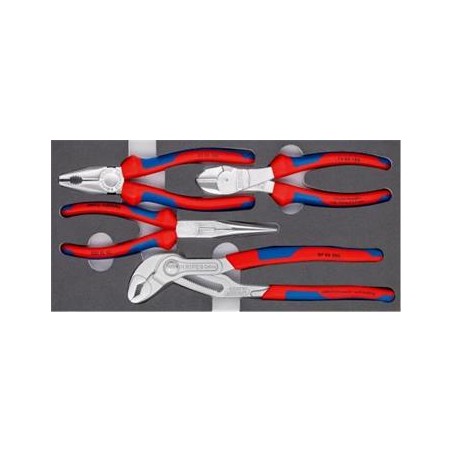 Knipex, Sada kleští V pěnové vložce 002001V17