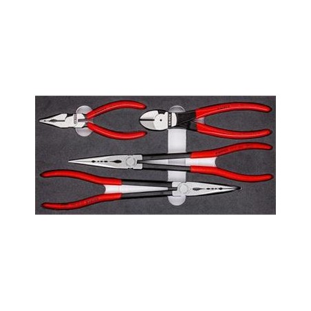 Knipex, Sada kleští V pěnové vložce 002001V16