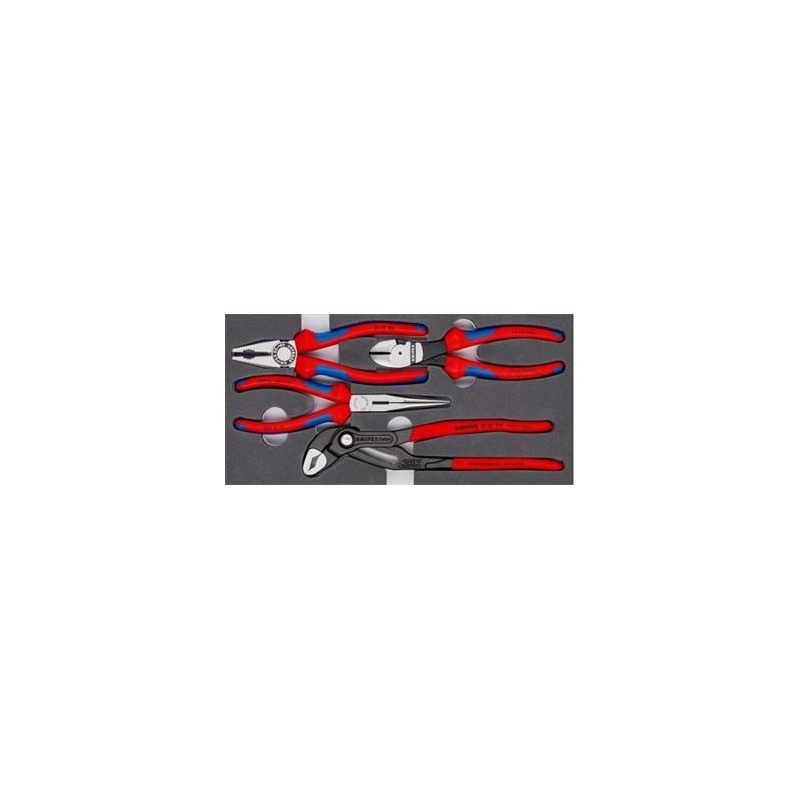 Knipex, Sada kleští V pěnové vložce 002001V15