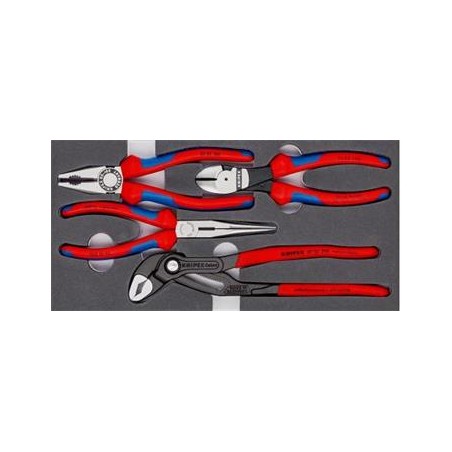 Knipex, Sada kleští V pěnové vložce 002001V15