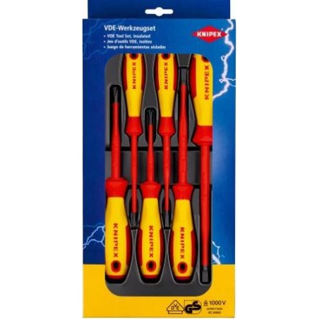 Knipex, Sada šroubováků VDE Drážka / Phillips®