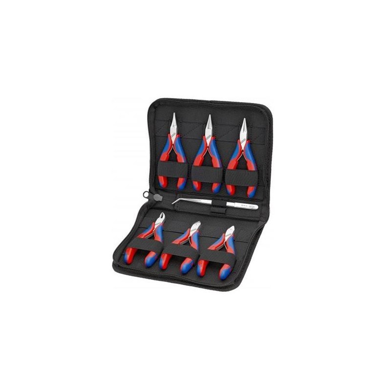 Knipex, Pouzdro s kleštěmi pro elektroniku S nástroji pro práce na elektronických součástkách 002016