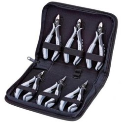 Knipex, Pouzdro s kleštěmi pro elektroniku S nástroji pro práce na elektronických součástkách 002016PESD