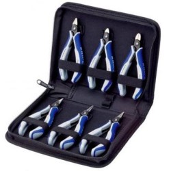Knipex, Pouzdro s kleštěmi pro elektroniku S nástroji pro práce na elektronických součástkách 002016P
