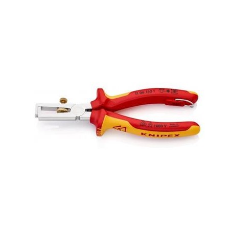 Knipex, 11 06 160 T, Odizolovací kleště S otevírací pružinou, univerzální 1106160T