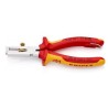 Knipex, 11 06 160 T, Odizolovací kleště S otevírací pružinou, univerzální 1106160T