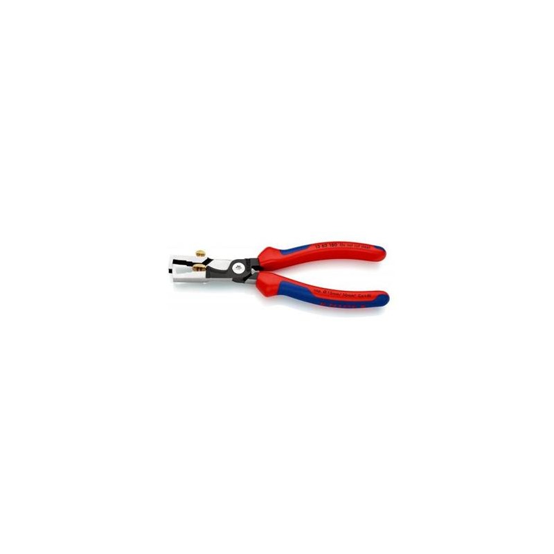 Knipex, 13 62 180, KNIPEX StriX® Odizolovací kleště s kabelovými nůžkami