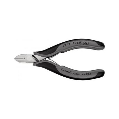 Knipex, Kleště štípací boční pro elektroniku 7712115ESD