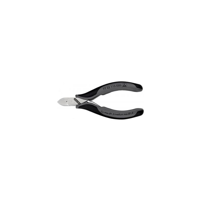 Knipex, Kleště štípací boční pro elektroniku 7722115ESD