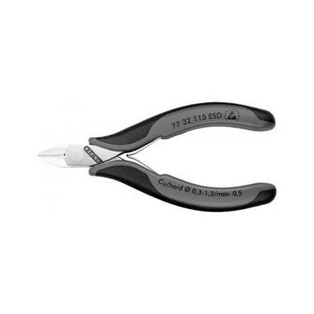 Knipex, Kleště štípací boční pro elektroniku 7732115ESD