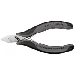 Knipex, Kleště štípací boční pro elektroniku 7742115ESD