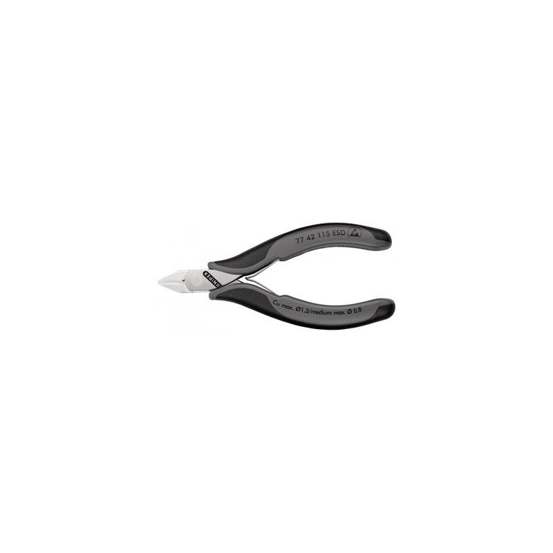 Knipex, Kleště štípací boční pro elektroniku 7742115ESD