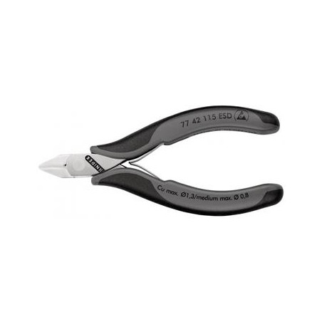 Knipex, Kleště štípací boční pro elektroniku 7742115ESD