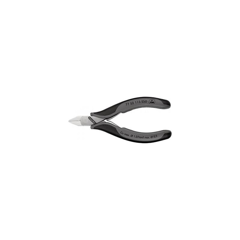 Knipex, Kleště štípací boční pro elektroniku 7752115ESD