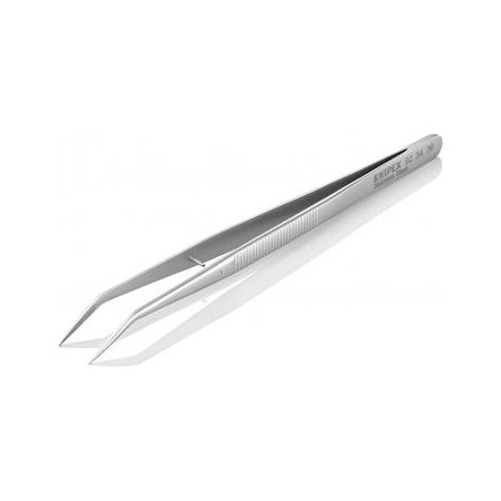 Knipex, Pinzeta přesná, zahnutá s vodícím kolíkem 923436
