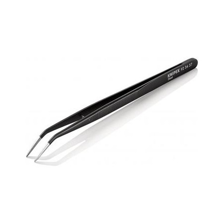 Knipex, Pinzeta přesná, zahnutá s vodícím kolíkem 923437