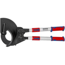 Knipex, Nůžky na kabely s teleskopickými rukojeťmi- ráčnové 9532100