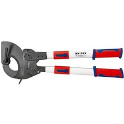 Knipex, Nůžky na kabely s teleskopickými rukojeťmi- ráčnové 9532060