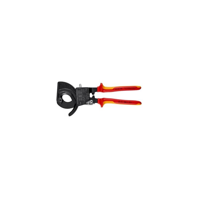 Knipex, Nůžky na kabely - ráčnové 9536250