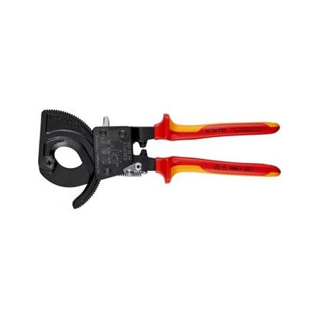 Knipex, Nůžky na kabely - ráčnové 9536250