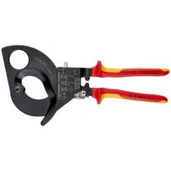 Knipex, Nůžky na kabely - ráčnové 9536280