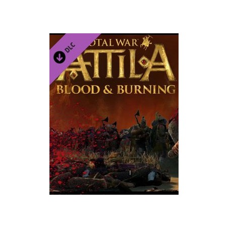 Total War ATTILA Blood & Burning – herní rozšíření pro PC (elektronická licence)